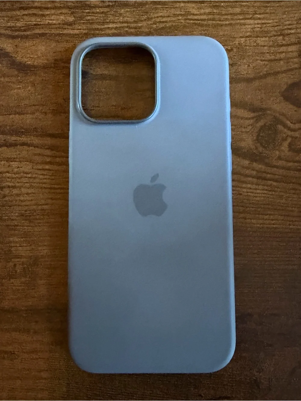 Apple Silicone iPhone 16 Pro Max Case: Stone Gray